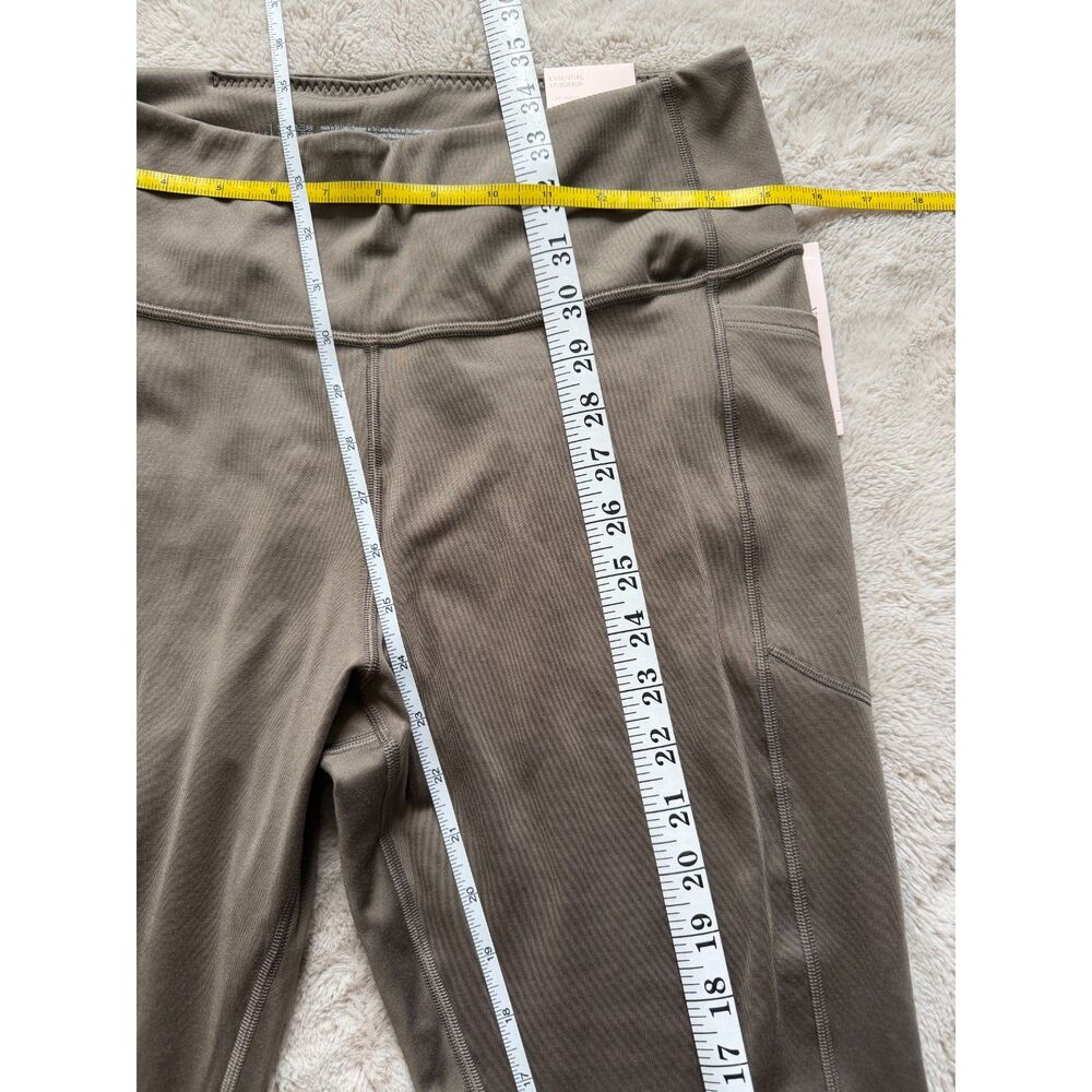 NWT Victoria's Secret Sport Essential 7/8 Leggings Olive Gray Size L - Picture 5 of 7